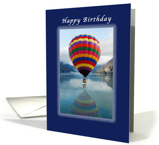 Happy Birthday, Hot Air Balloon card (1059179)