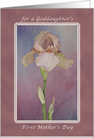 For a Niece First Mother’s day, Iris card