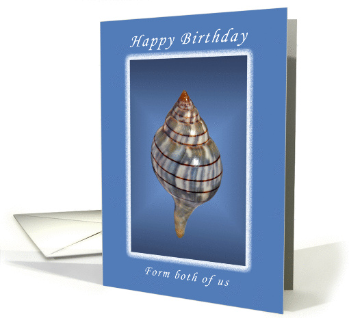 Happy Birthday from Both of Us, Seashell card (1080170)