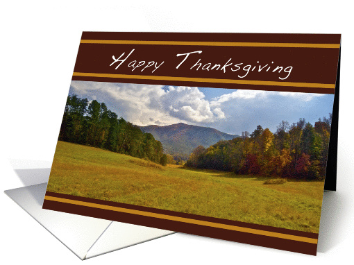 Happy Thanksgiving as the Holidays Approach. card (1120422)
