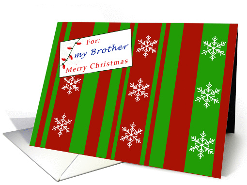 Merry Christmas package for my Brother card (1138464)