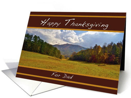 Happy Thanksgiving as the Holidays Approach, Dad card (1145462)