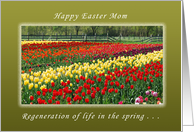 Happy Easter, Mom, The Resurrection and New Life card
