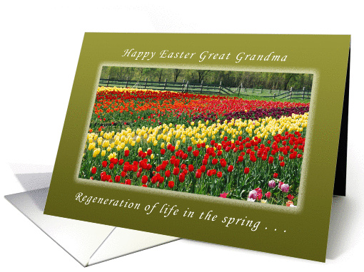 Happy Easter, Great Grandma, The Resurrection and New Life card