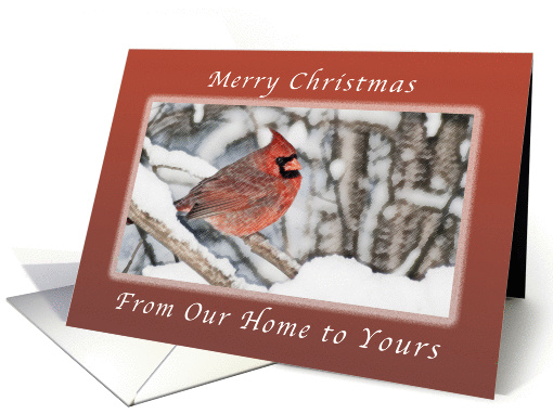Merry Christmas Wishes From Our Home to Yours, Cardinal... (1154108)