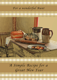 For a Wonderful Aunt, A Simple Recipe for a Great New Year