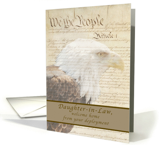 Daughter-in-Law, Welcome Home From Deployment card (1175702)