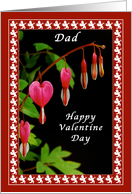 Valentine for Dad, Cupids & Bleeding Hearts card