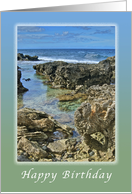 Happy Birthday, Hawaiian Coastline card