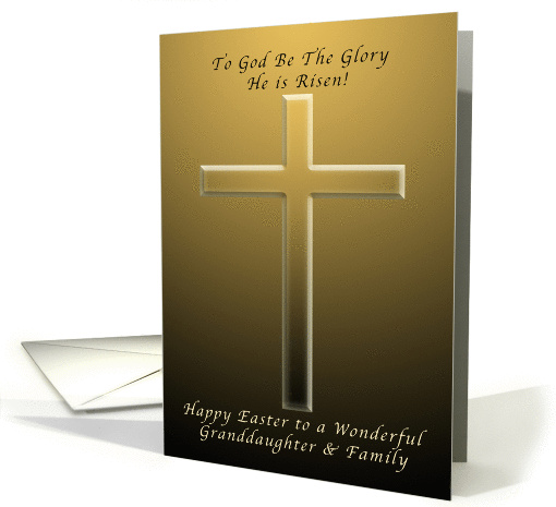 Happy Easter to Wonderful Granddaughter & Family, To God... (1187454)