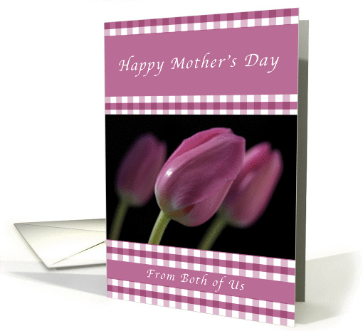 Happy Mother's Day from Both of Us, Purple Tulips card (1226432)