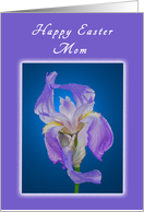 Happy Easter for a Mother, Purple Iris card