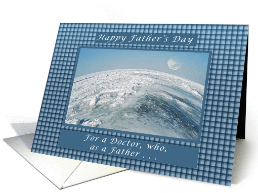 Happy Father's Day for a Doctor, Global View of Earth card (1261194)