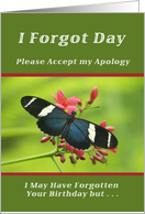 I Forgot Day,...