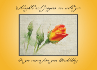 Recover quickly from Your Mastectomy, Orange Roses
