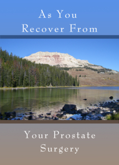 Get Well Soon Card, For Prostate Surgery, Mountain Lake