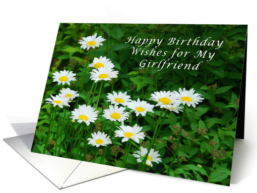 Happy Birthday Girlfriend, Daisies in the Sun card (1291680)