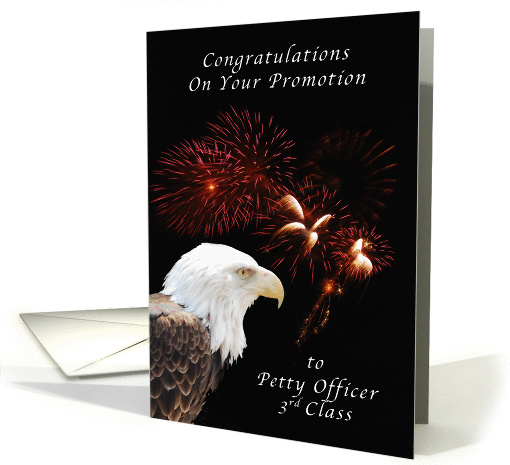 Congratulations on your Promotion to Petty Officer 3rd Class card
