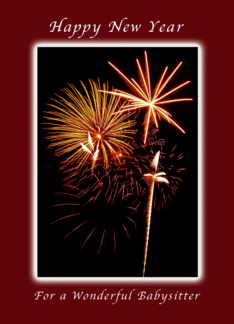 Happy New Year for a Babysitter, Fireworks