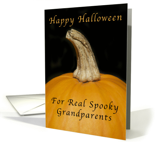 Happy Halloween for Grandparents, Pumpkin card (1327032)