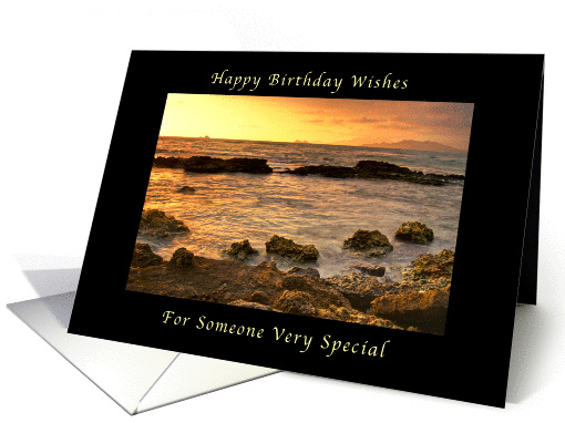 Seascape Birthday Wishes for Someone Special card (1337812)