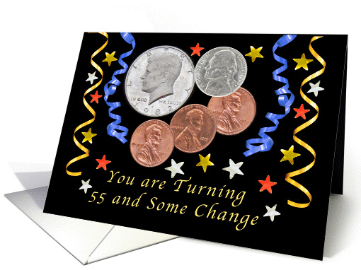Happy 58th Birthday, Coins card (1338610)