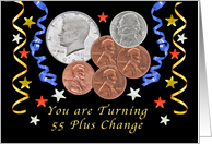 Happy 59th Birthday, Coins card