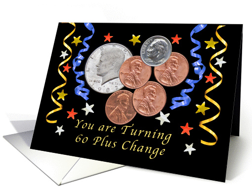 Happy 64th Birthday, Coins card (1338660)