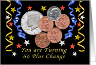 Happy 64th Birthday, Coins card
