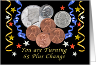 Happy 69th Birthday, Coins card