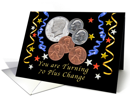 Happy 73rd Birthday, Coins card (1338706)