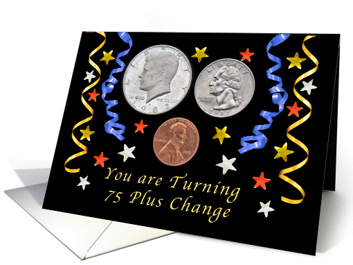 Happy 76th Birthday, Coins card (1338720)