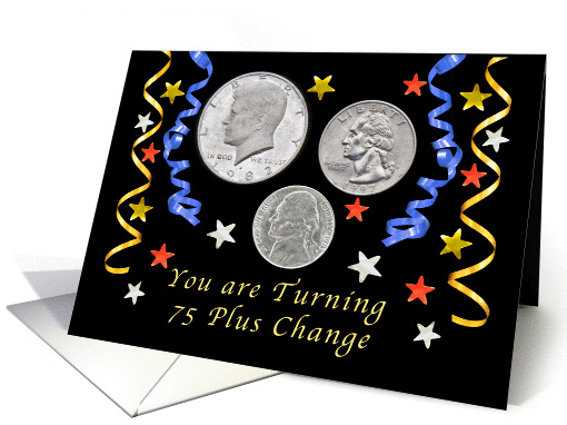 Happy 80th Birthday, Coins card (1338736)