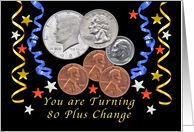 Happy 88th Birthday, Coins card