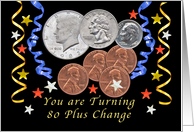 Happy 89th Birthday, Coins card
