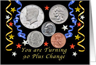 Happy 91st Birthday, Coins card