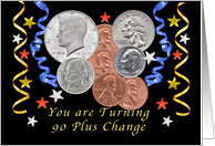 Happy 94th Birthday, Coins card