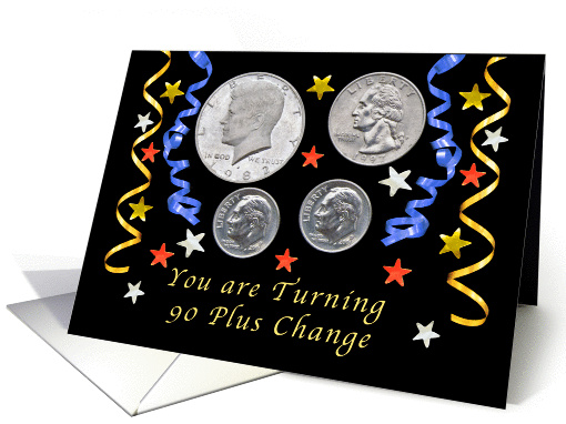 Happy 95th Birthday, Coins card (1339114)