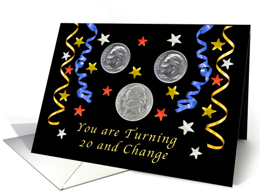 Happy 25th Birthday, Coins card (1340036)