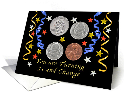 Happy 36th Birthday, Coins card (1344316)