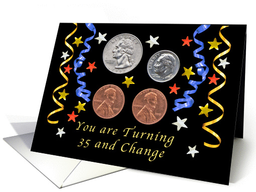 Happy 37th Birthday, Coins card (1344318)