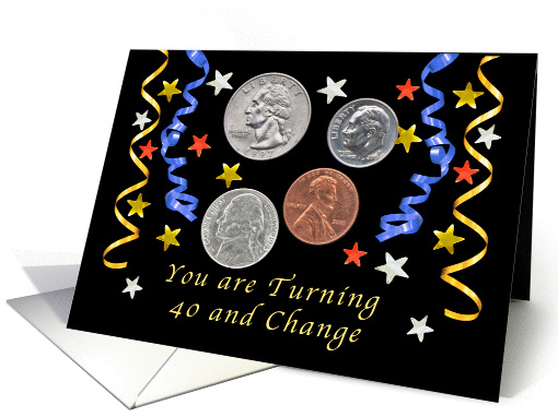 Happy 41st Birthday, Coins card (1344328)