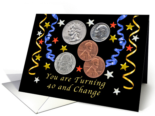 Happy 42nd Birthday, Coins card (1344436)