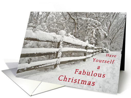 Merry Christmas, Snowy Path card (953167)