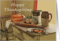 Happy Thanksgiving take time to remember card