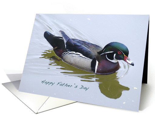 Happy Father's Day, Dad, Wood Duck card (958559)