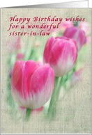 Happy Birthday sister-in-law card