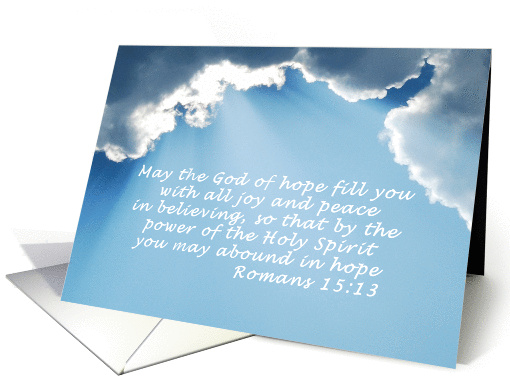 God's Hope - Romans 15:13 card (960391)