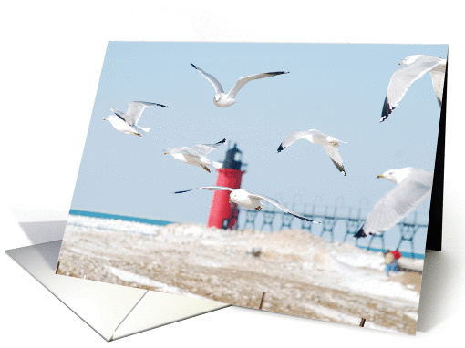 South Haven South Pierhead Light_lighthouse card (966133)