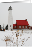 Tawas Point Light_lighthouse card